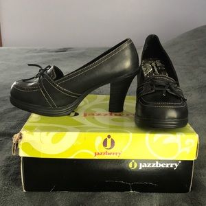 *Brand New* Jazzberry Black platform heels
